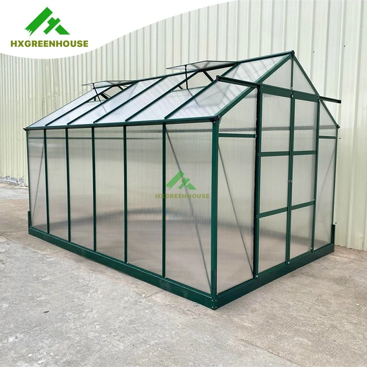 Latest 6mm Polycarbonate Sheet Aluminium Greenhouse Hx65126g-1 Series